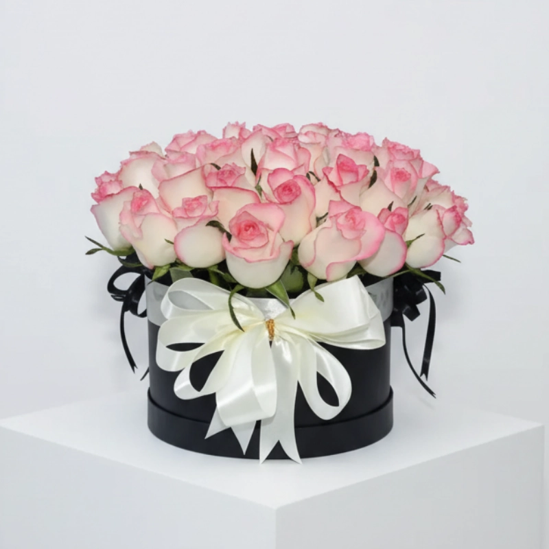 Pink Roses In The Box